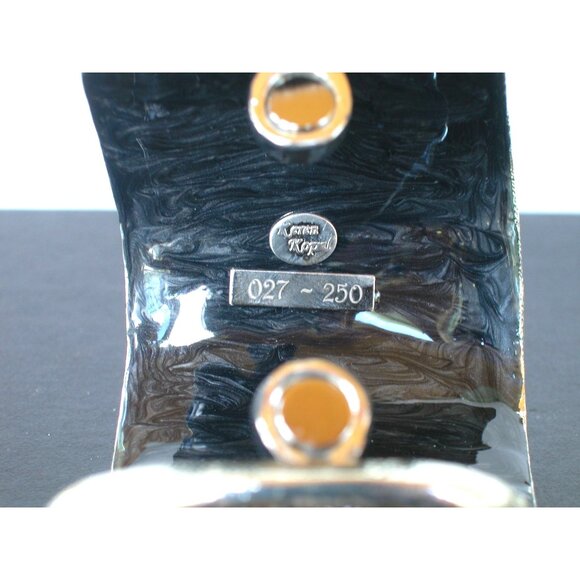 Keren Kopel Rhinoceros Trinket Box, Silver Austrian Crystals #027-250 - Picture 2 of 7